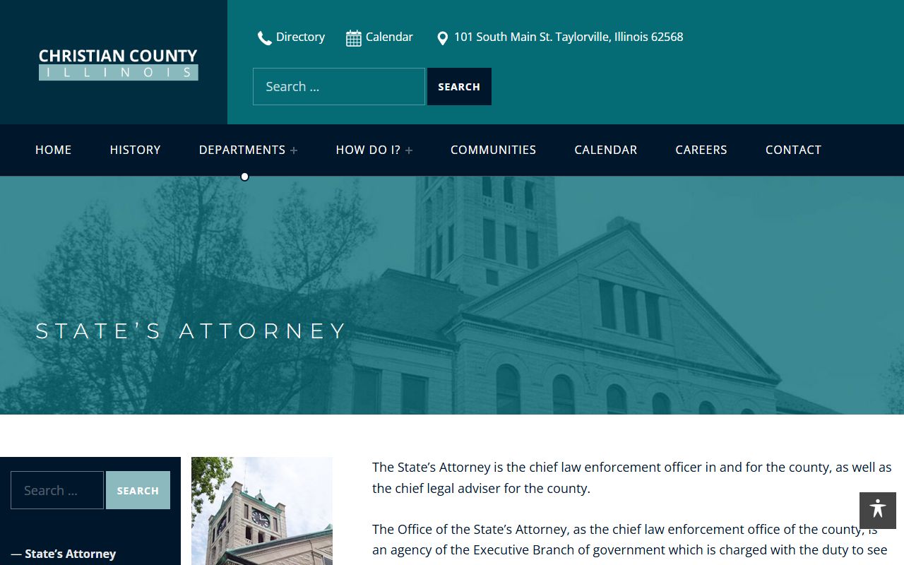Christian County State's Attorney charge filing after jail arrest